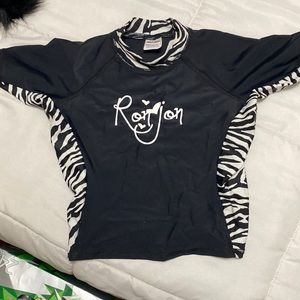 Girls Ron Jon rash guard sz 4